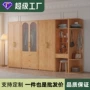 一体卧室实木家用大衣柜