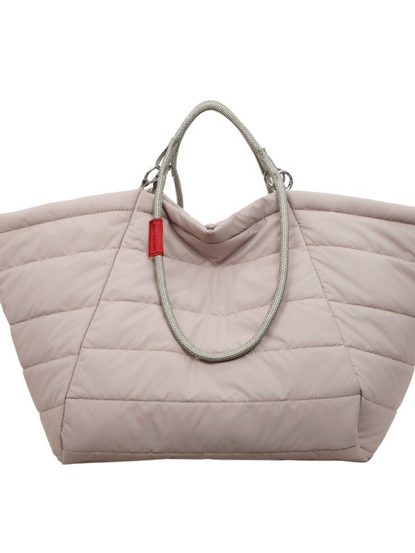 Simple primavera y verano nuevo 2026 nube hombro bolsa de gran capacidad de viaje de viaje de acondicionamiento físico bolso portátil mujer