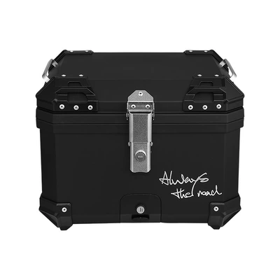 Motorcycle trunk: motorcycle trunk scooter - mt45-night-black-15-backrest-lining