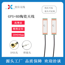 20*6*6mm��ԴGPS+BD�pģ�����մ��쾀�����Ŵ�����涨λ�쾀IPEX