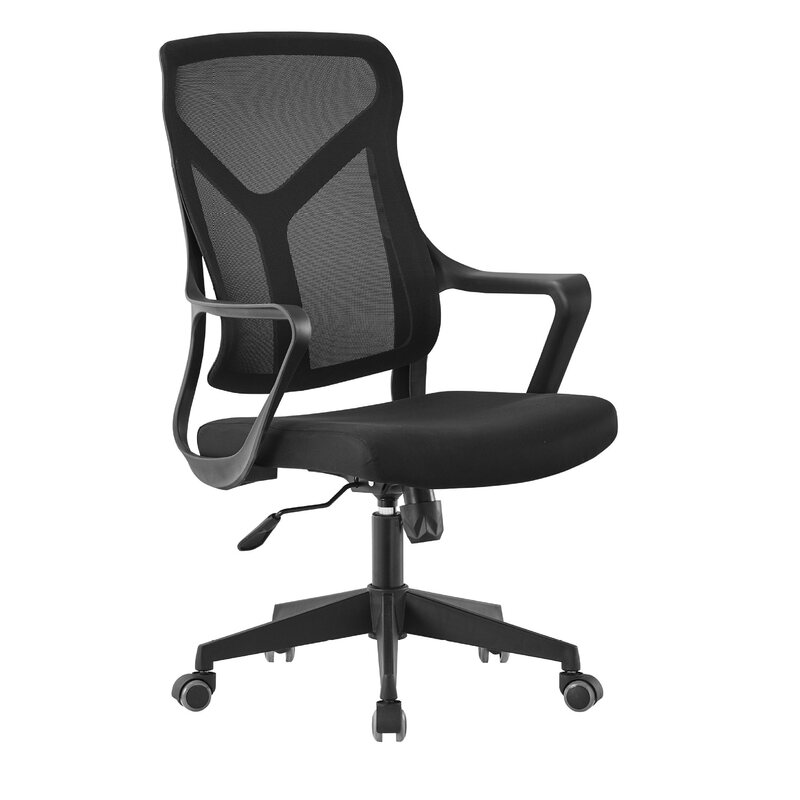 Hot Sale Mid-Back Modern Office Task Chair New Design Swivel Computer Chair High Quality Mesh Office Chair Black