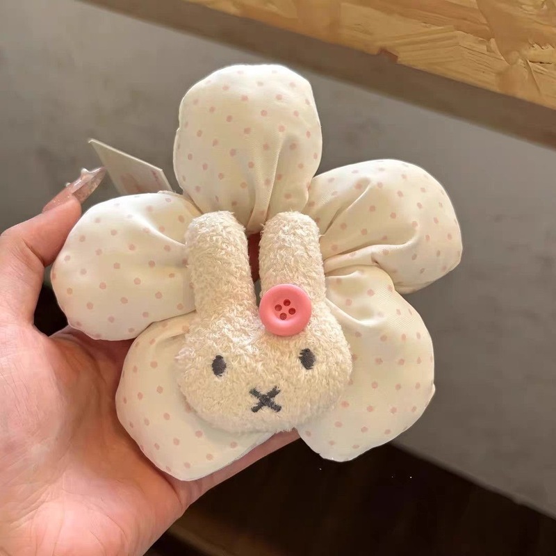 甜美清新蝴蝶结大肠发圈蕾丝花边新款马尾发绳少女头绳发饰批发|undefined