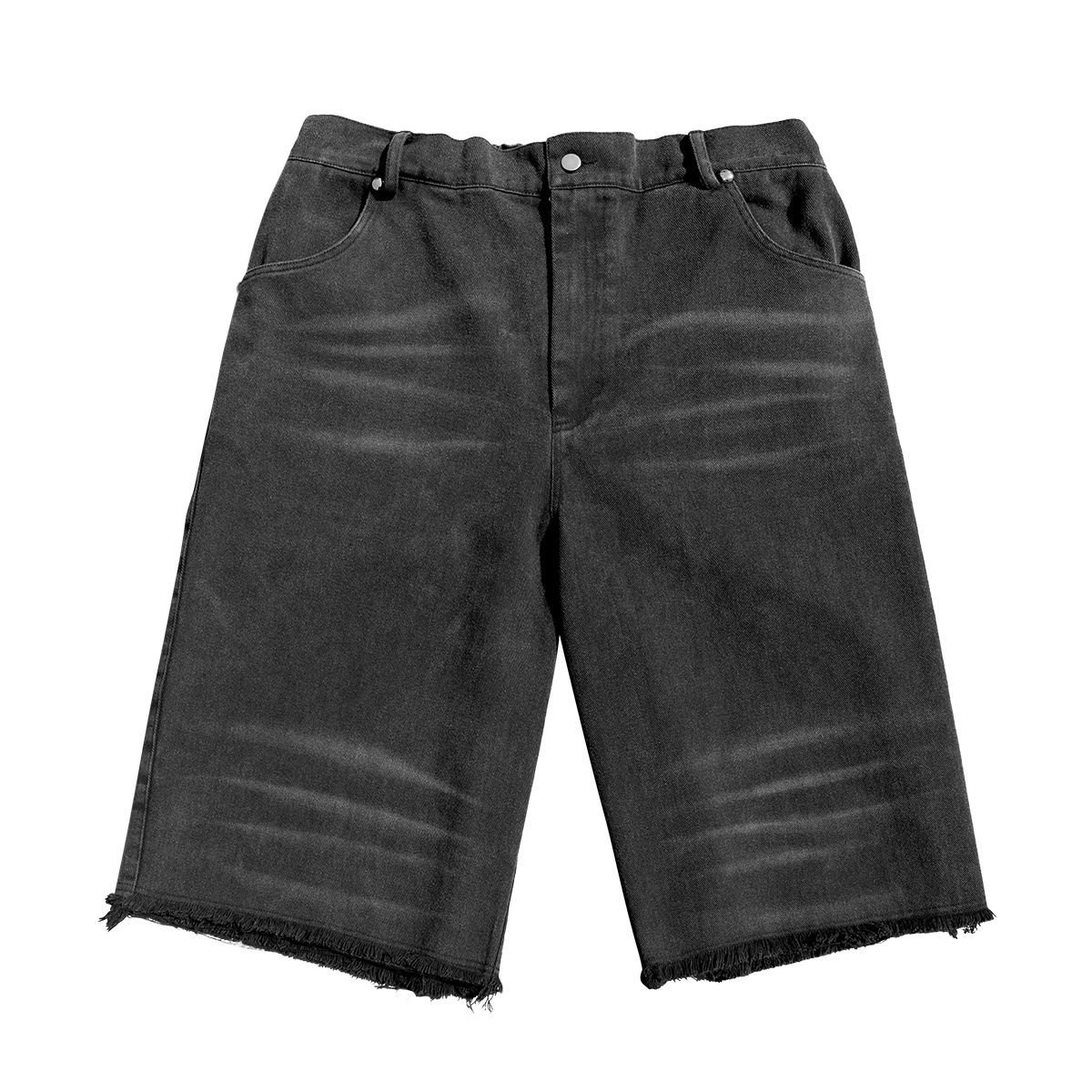 ETAI Hombre| 2024 nueva tendencia de alta calidad lavado con agua para hacer viejos pantalones de algodón pesado bordes molidos pantalones cortos de hombre image 7