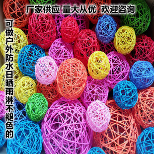 Cross-Border 3-90cm Aromatherapy Hanging Ornaments Color Fujiqiu Shopping Mall Kindergarten Corridor Hanging Ornaments