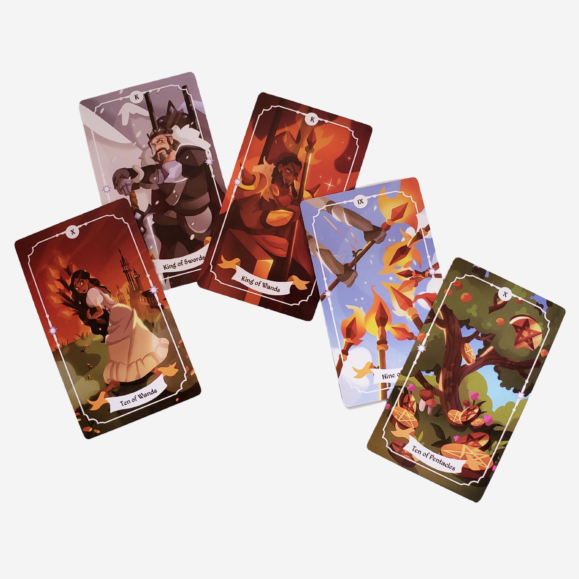 Witchy Magic Tarot Board Game Cards For Party Games Collection_voghion.com