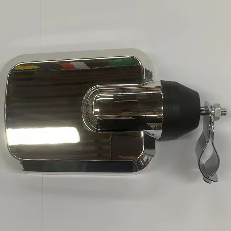 Ryka Reversing Mirror Rearview Mirror Suitable for Hino Trucks Electroplated Rearview Mirror Anti-Glare Wide Field of View