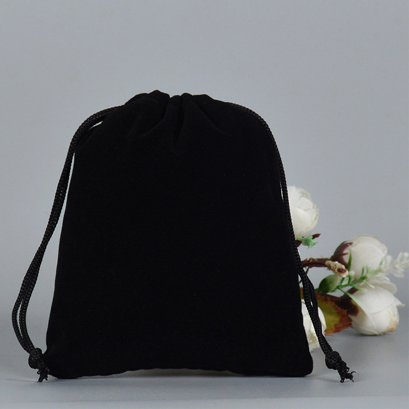 Bolsa de franela grande, embalaje de joyería, bolsillo con cordón de franela, bolsa con cordón de regalo, bolsa de franela de alimentación móvil para auriculares