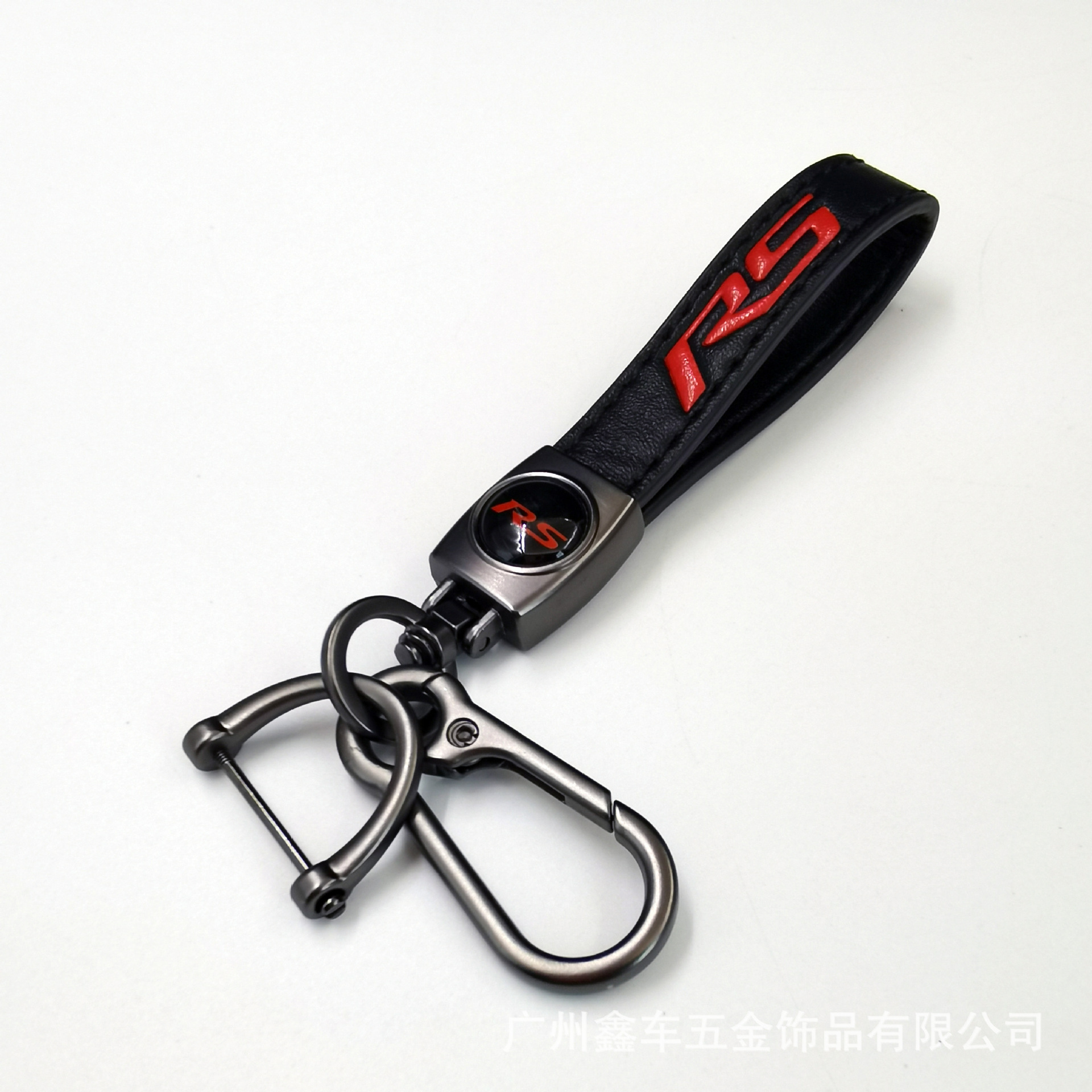 Keychain de piel de cordero transfronteriza logotipo de automóvil llavero de negocios hombre llavero colgante fábrica al por mayor