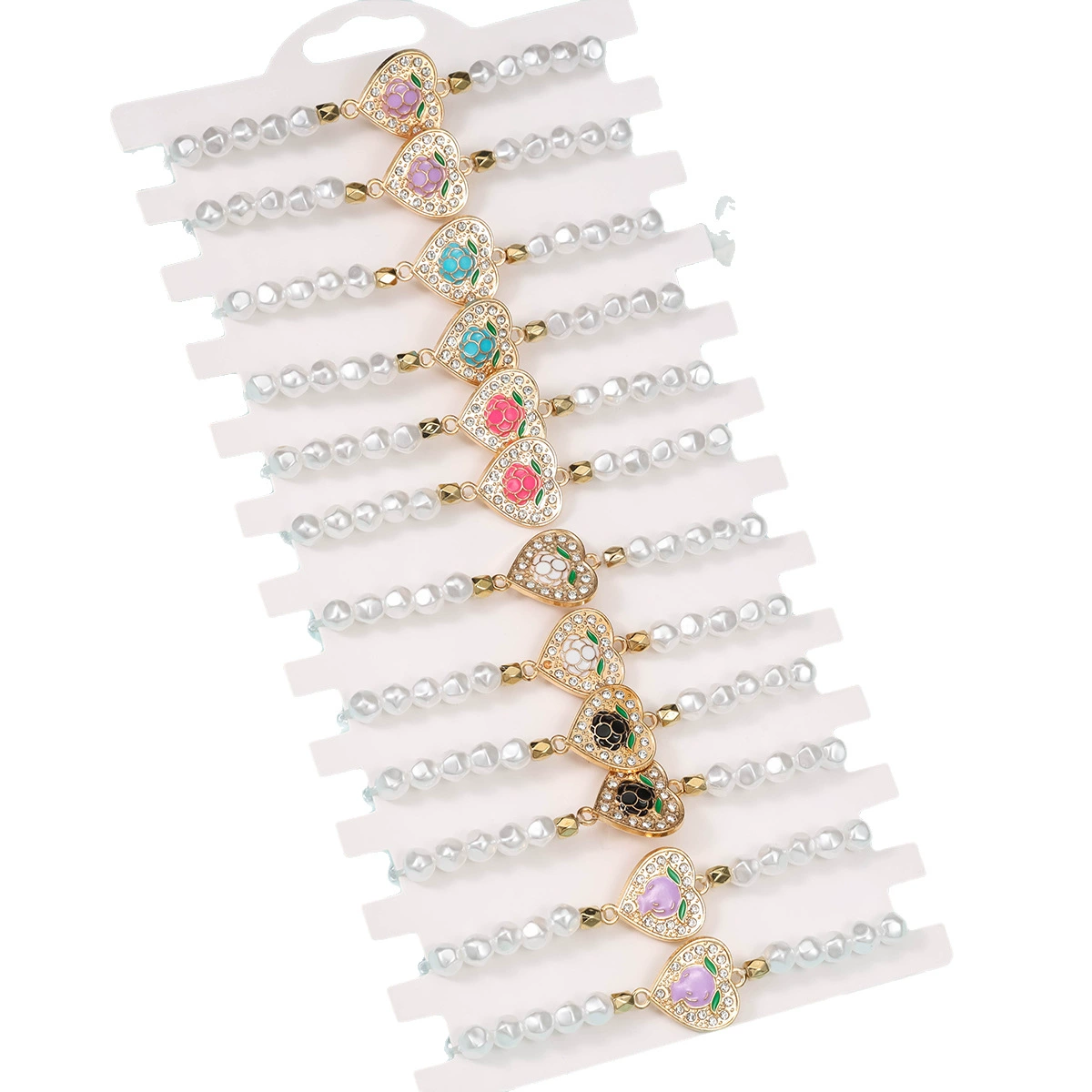 Retro bracelet from pearl, set, Amazon, wholesale