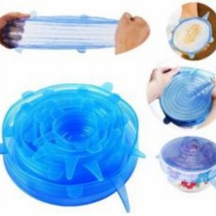 Silicone Six-piece Cover Stretch Bowl Cover Refrigerator Microwave Sealing Preservation Film