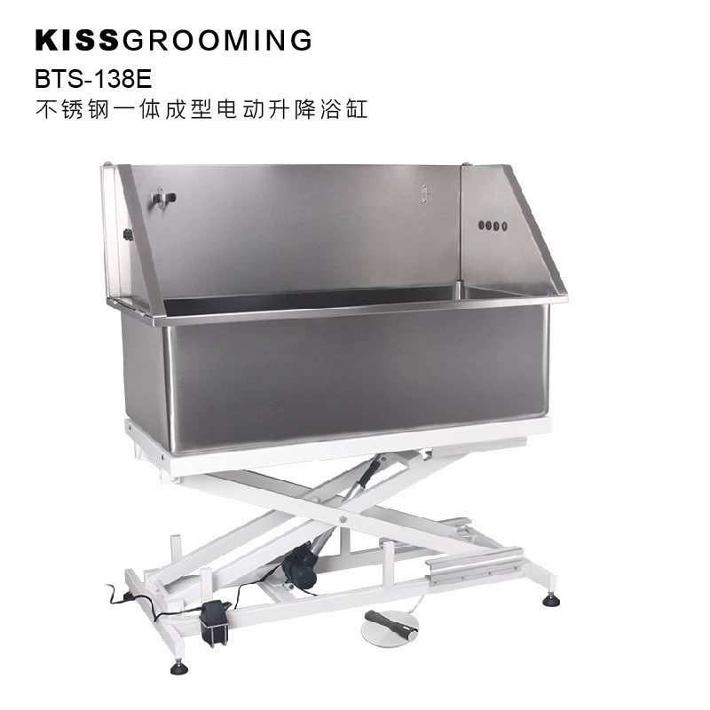 KISS Pet Shop Электрическая ванна для мытья собак Нержавеющая сталь бассейн для собак Golden Mao Большой бассейн для ванной