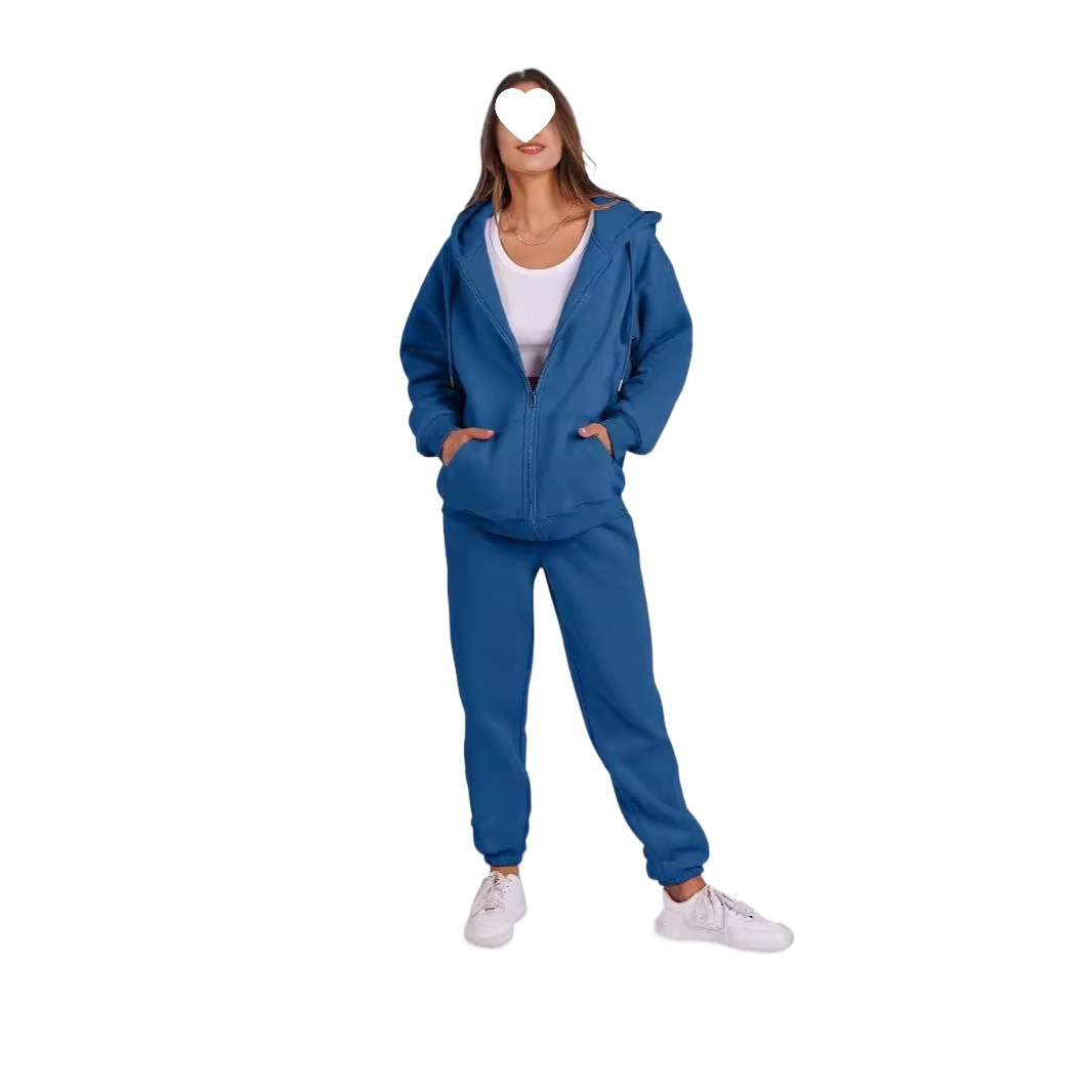 Felpa con cappuccio in pile stile coreano autunno inverno per donna, casual, ampia, con cappuccio, per coppia_voghion.com