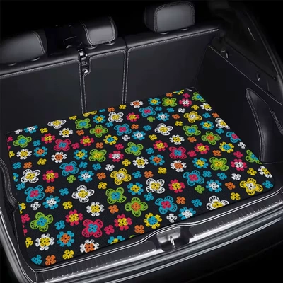 TEMU best-selling car trunk, Avtomobil döşəmə paspasları - 421ans-21-75100cmcrystal-velvet-with-dotted-plastic-backing