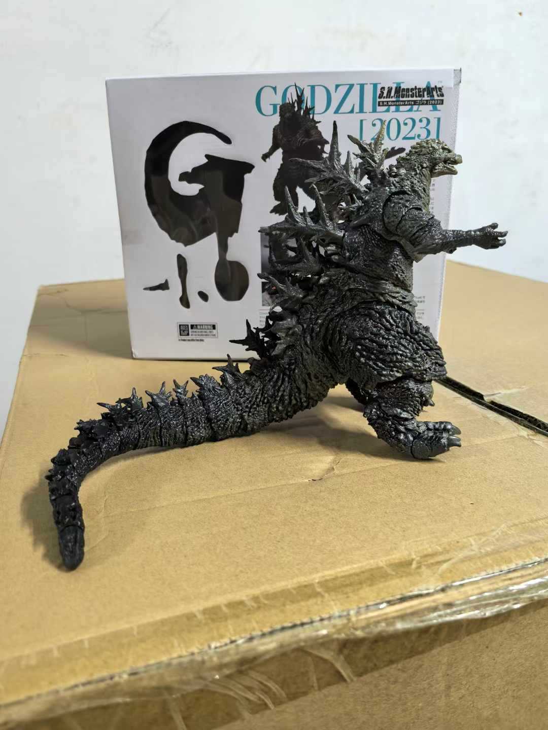 SHM2023 마이너스 1 고질라 손으로 만든 영화 모델 몬스터 메카 장난감 박스 선물 도매