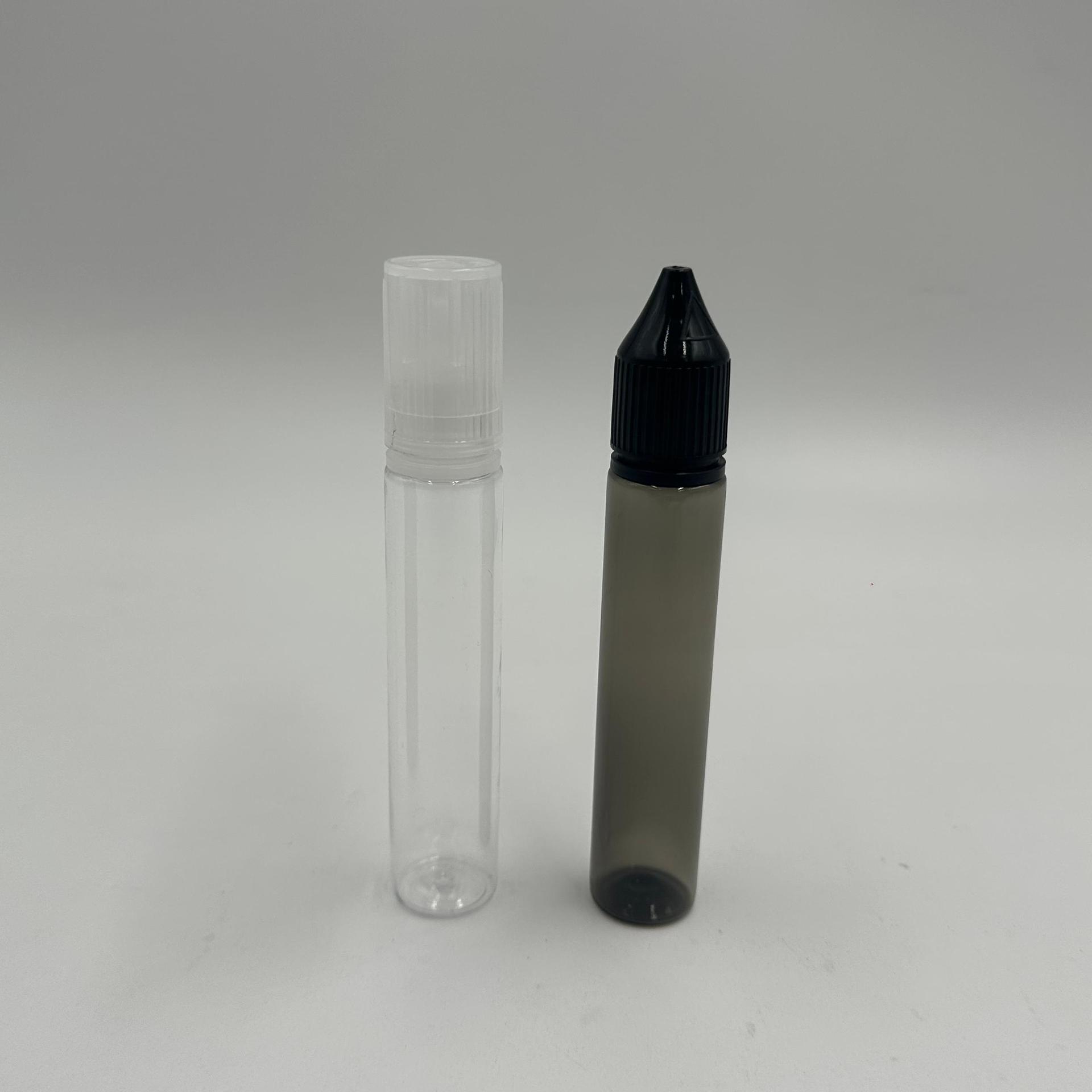 供应30ml大猩猩油瓶笔杆式儿童安全盖烟.液瓶平头盖瓶色素瓶