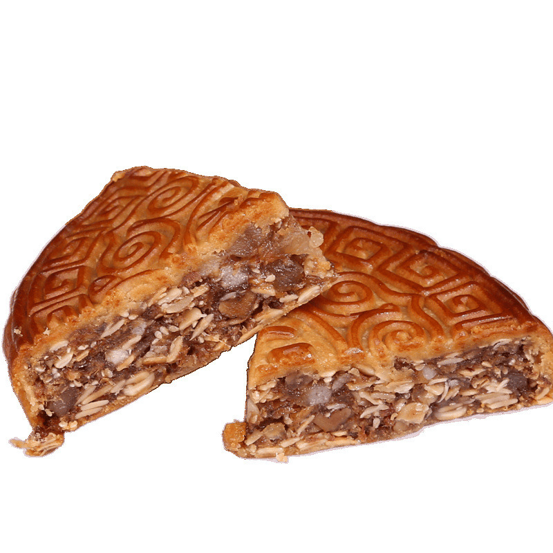 广式火腿伍仁金腿老式五仁叉烧咸蛋黄莲蓉豆沙哈密瓜大月饼老牌子|undefined