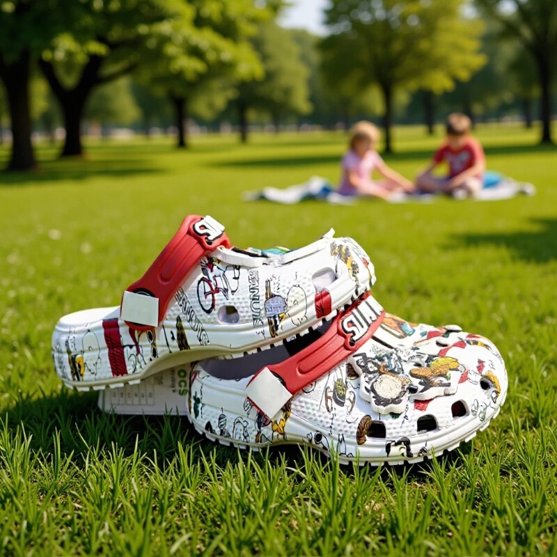 Cartoon Kt Cat Sanrio Snoopy Zan Monroe League of Legends Children's Beach Clogs Girls' Slippers