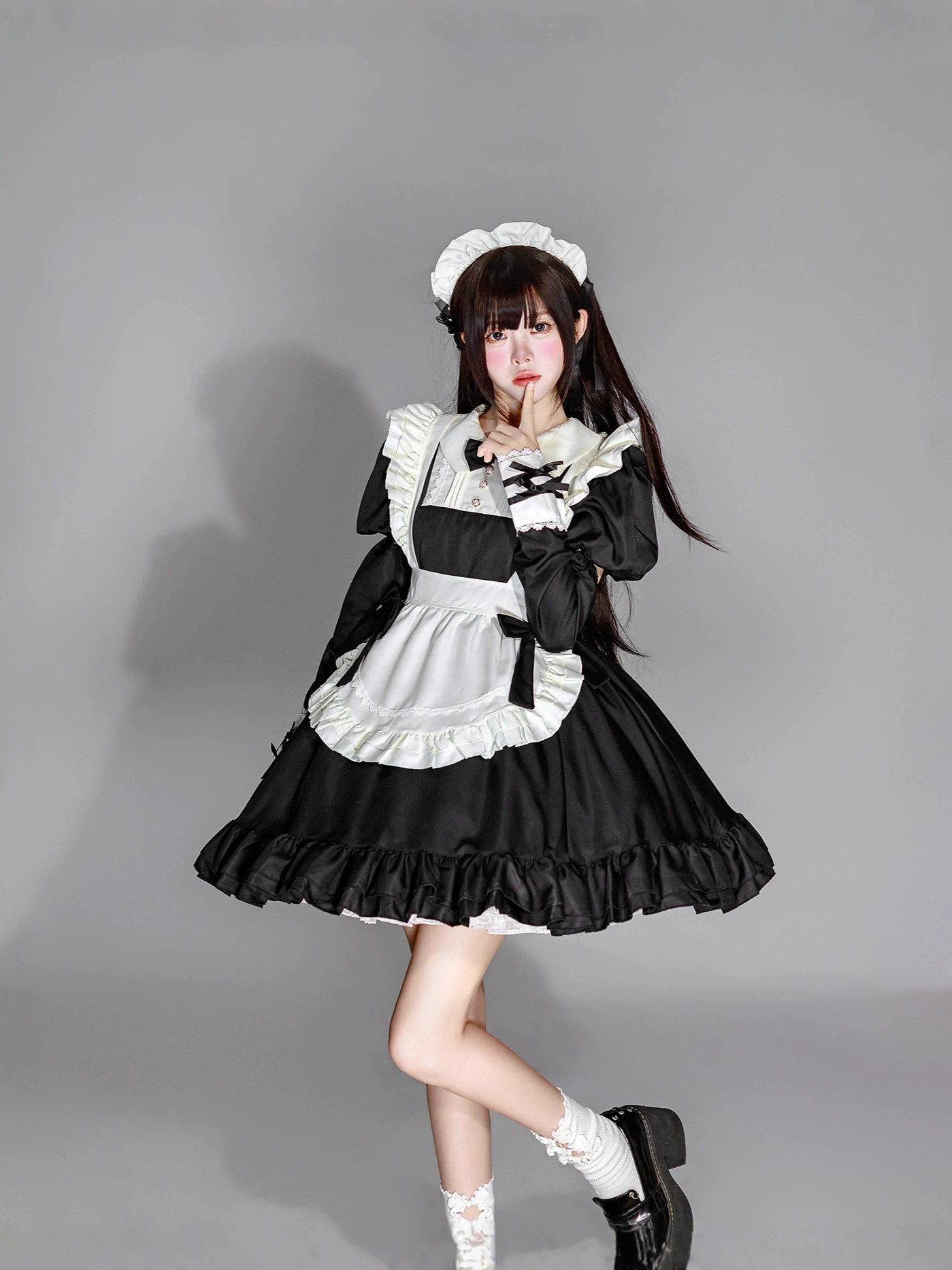 Японское кружевное платье, кофейный очаровательный боди, стиль Lolita