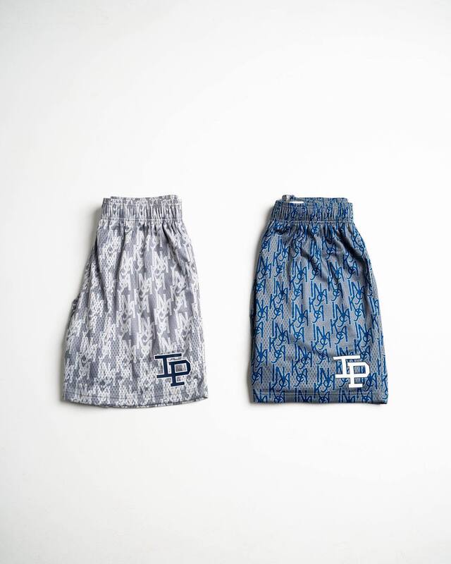 New fashion brand IP Sports joint fitness basketball four-point shorts muscle men breathable fashion cross-border exclusive