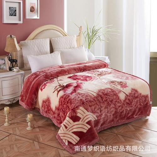 New Racerback Student Blanket Double Layer Thick Winter Fleece Blanket Direct Manufacturer Wholesale Retail