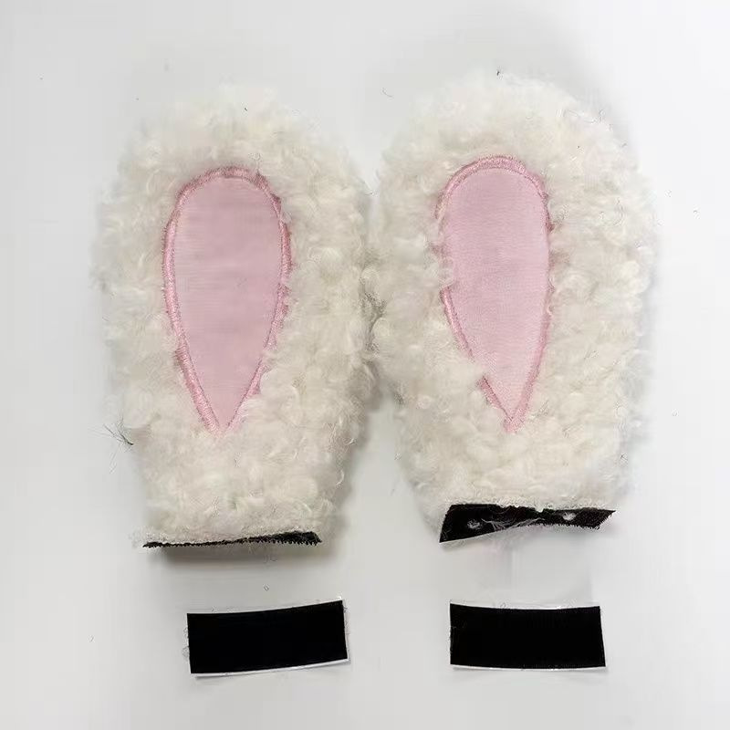 Universal – Auto Parts and Accessories Ear Ski - wool-roll-rabbit-ears-1-pair-pink