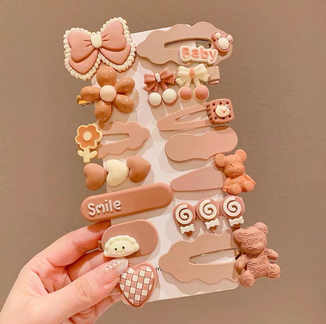 Tocado de horquilla para niños clip de flequillo para niñas clip lindo para niñas 2023 Nuevo bebé pequeño clip de horquilla accesorios para el cabello