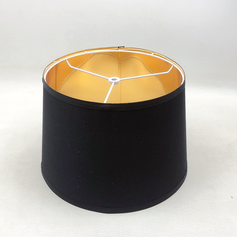 Amazon transfronteriza de ahorro de volumen desmontable plegable KD Lino pantalla cuerno titular DIY lámpara de mesa casera accesorios E27