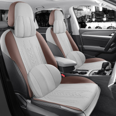 2023款大眾朗逸專用汽車坐墊超薄翻毛皮座椅套馬鞍墊四季通用座套
