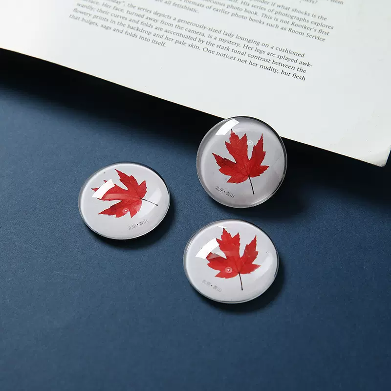 创意ins磁性冰箱贴卡通可爱水晶滴胶冰箱贴旅游纪念冰箱贴定制