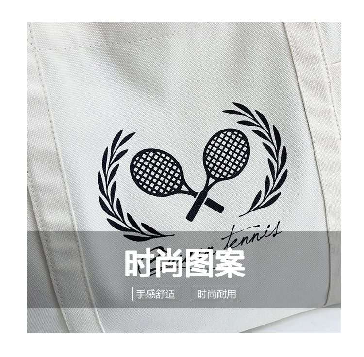 A new best-selling large-capacity casual canvas bag, a Korean-style fashionable and simple canvas bag for commuting to school undefined