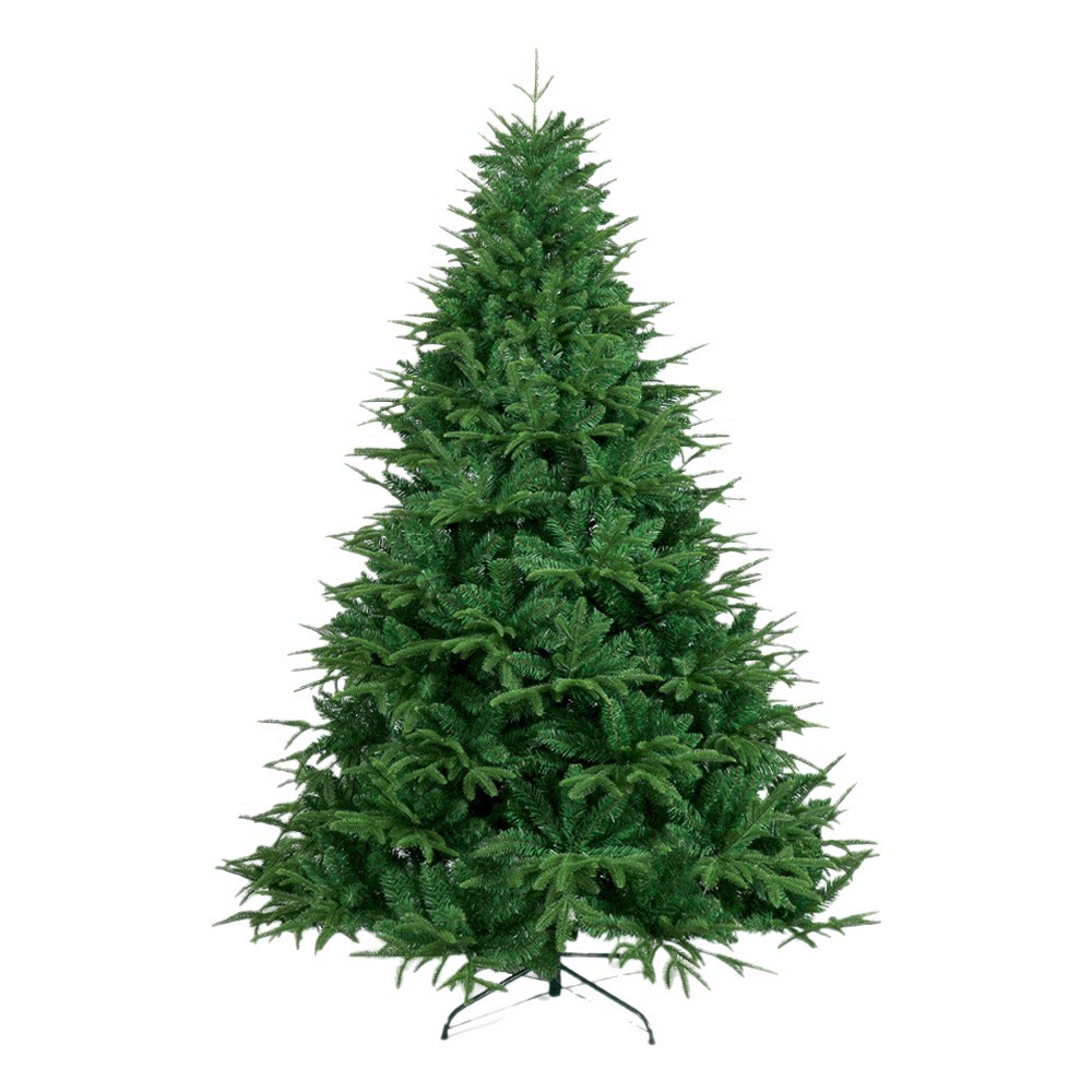 Inventario transfronterizo especial para decoraciones de Navidad verde simulación punta de alta calidad cifrado PE híbrido árbol de Navidad doméstico