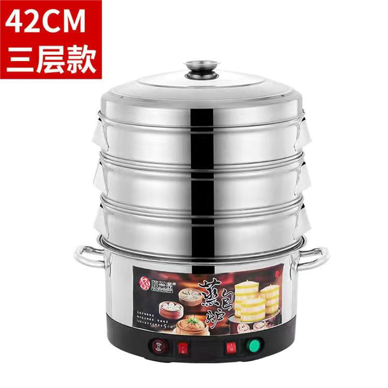 vapor eléctrico comercial de gran capacidad 304 vapor eléctrico vapor eléctrico multicapa de acero inoxidable vapor horno de vapor vapor universal