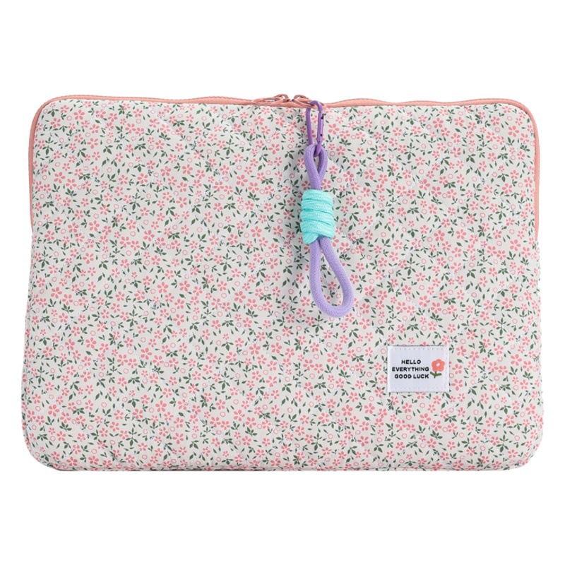 New notebook hand-held computer bag women's 11 inch 13 inch 15 inch liner bag floral ipad storage bag wholesale