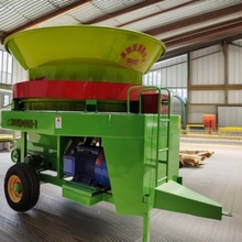 转盘式100型草捆破碎机饲料秸秆揉丝粉碎机整捆花生秧旋切粉草机