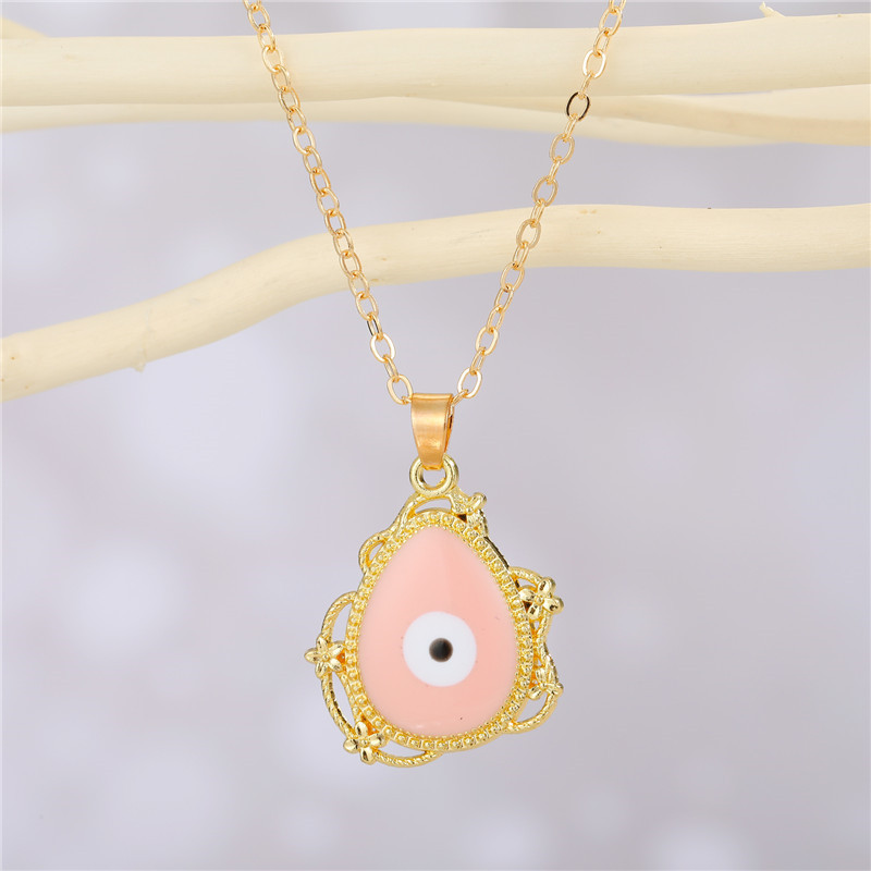 Fashion Geometric Eye Alloy Necklace Wholesale display picture 8