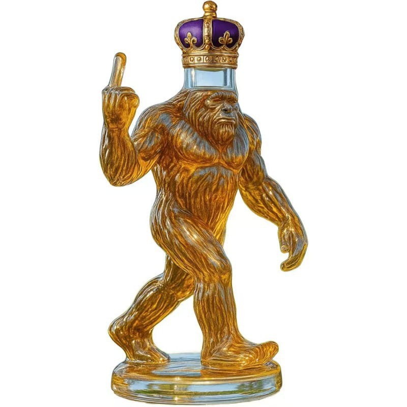 跨境新品 Funny Bigfoot Whiskey Bottle 有趣的大脚怪威士忌酒瓶|undefined