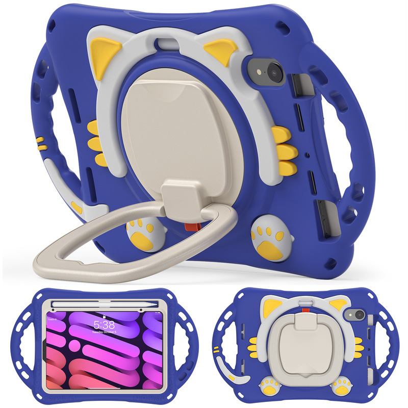 Applicable to iPad mini6 tablet computer case 2021 bracelet rotating bracket 8.3-inch three-proof protective shell