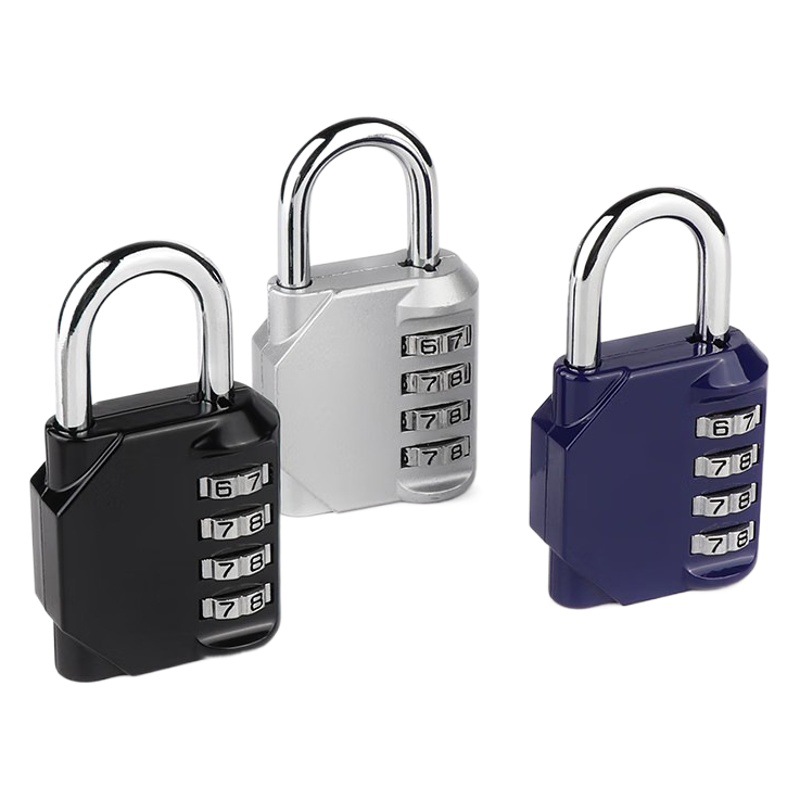 Factory Four-Digit Password Lock Tool Box Suitcase Locker Gym Password Padlock Anti-Theft Car Basket Lock