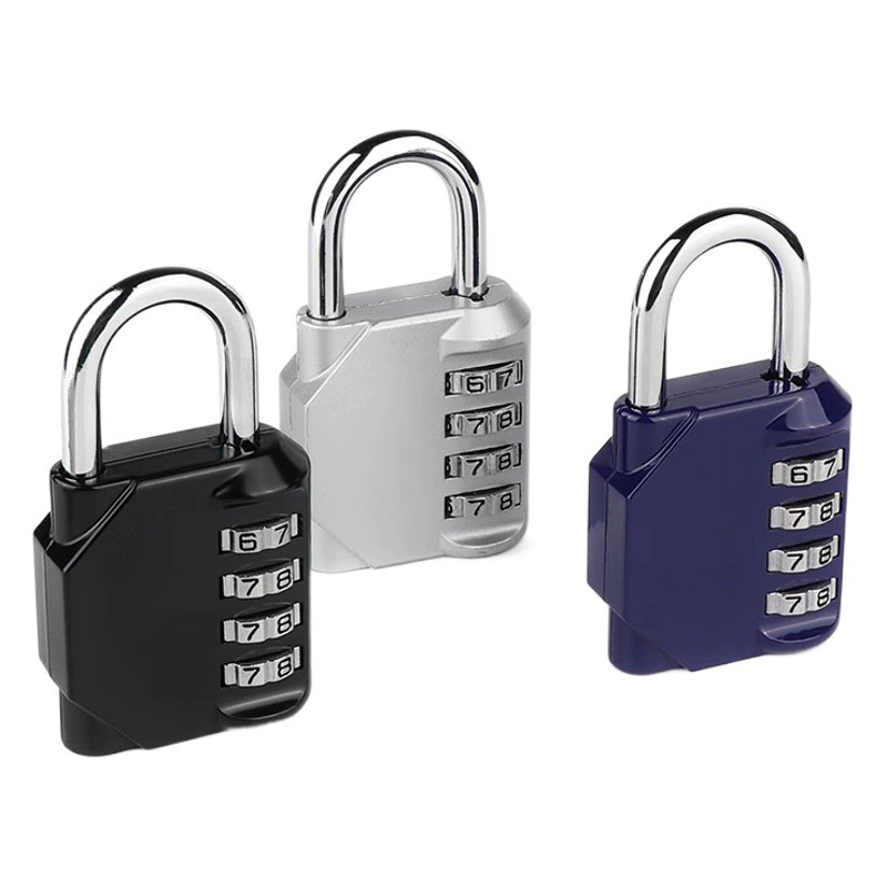 Заводской четырехзначный замок с паролем, ящик для инструментов, шкафчик для чемодана, тренажерный зал, замок с паролем, противоугонный замок для автомобильной корзины