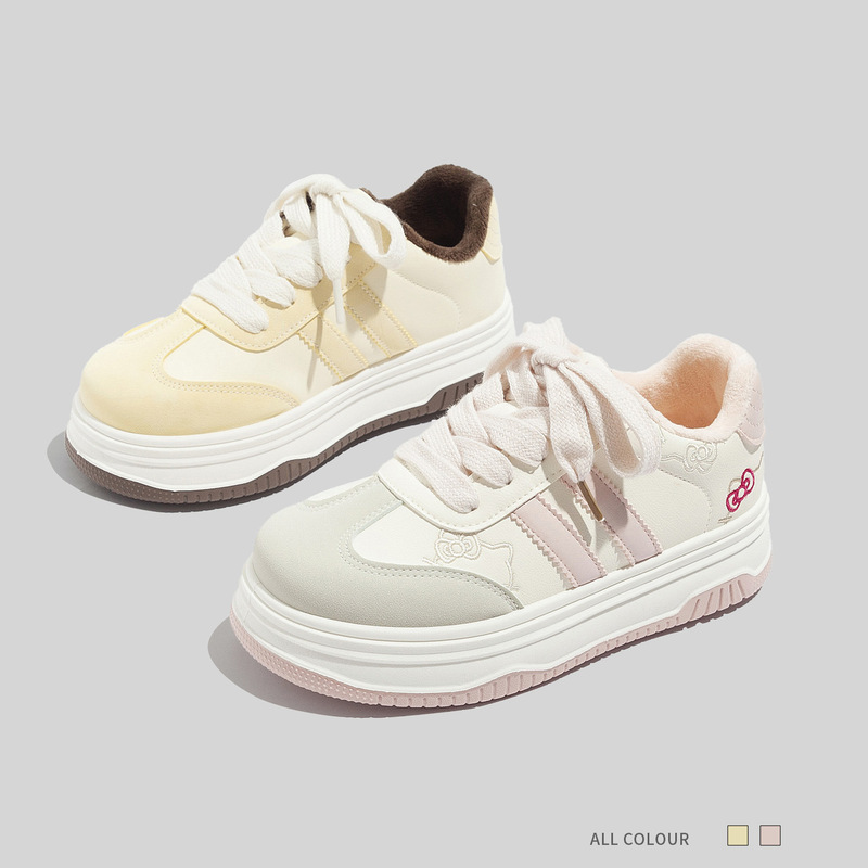 Bell Winter Warm Versatile Casual Fleece-Lined Cotton Shoes for Women, Warm and Affordable Sneakers, 39 Yuan with Free Shipping Bell Winter Warm Versatile Casual Fleece-Lined Cotton Shoes for Women, Warm and Affordable Sneakers, 39 Yuan with Free Shipping