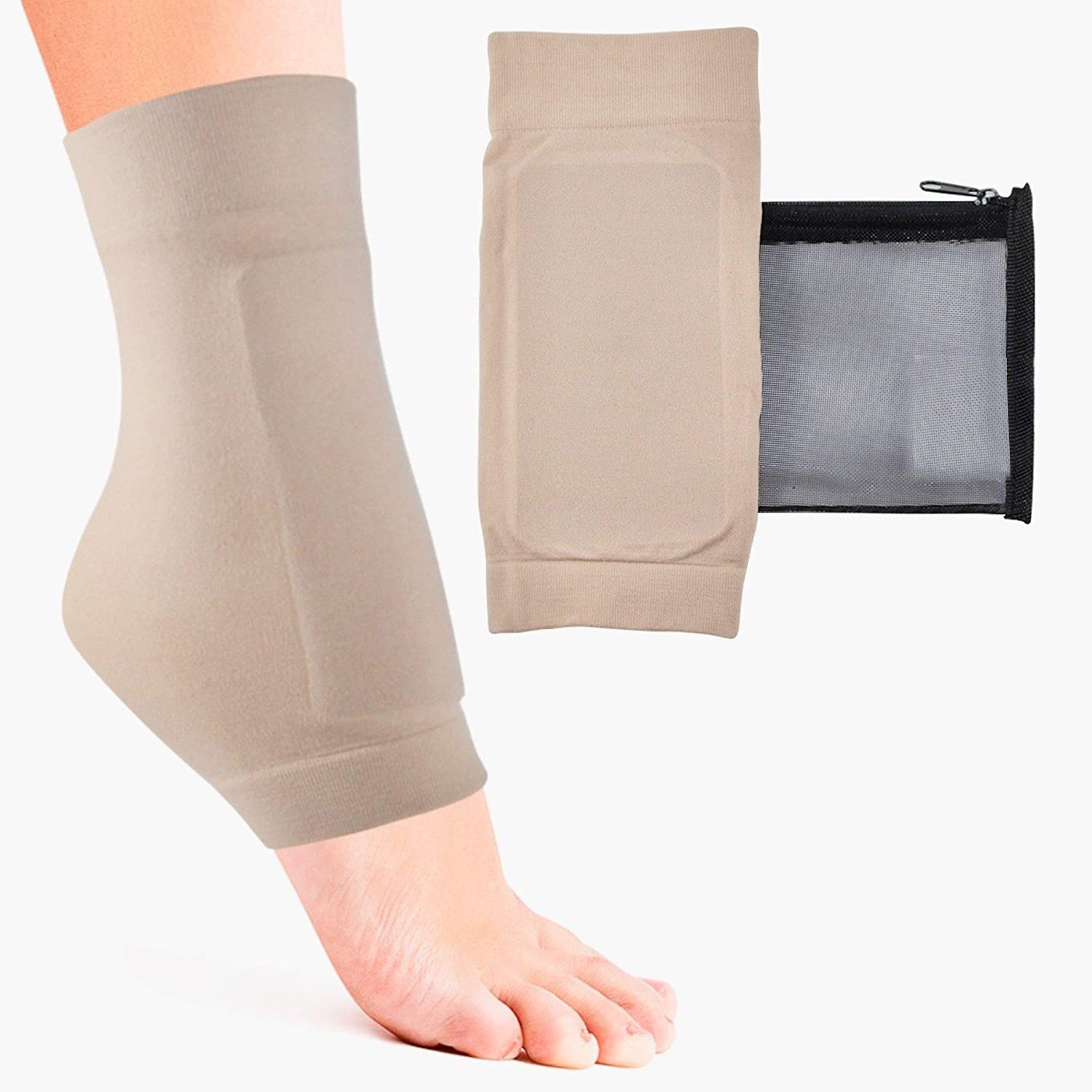 Elastic Gel Cover, Skate Padding to Protect Figure Skating and Riding Boots, Skate Bites and Heel Protection Cover