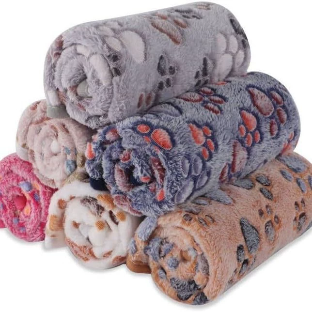 Одеяло для собак и кошек из кораллового флиса, фланелевый коврик для питомцев, горячая распродажа на Amazon и AliExpress