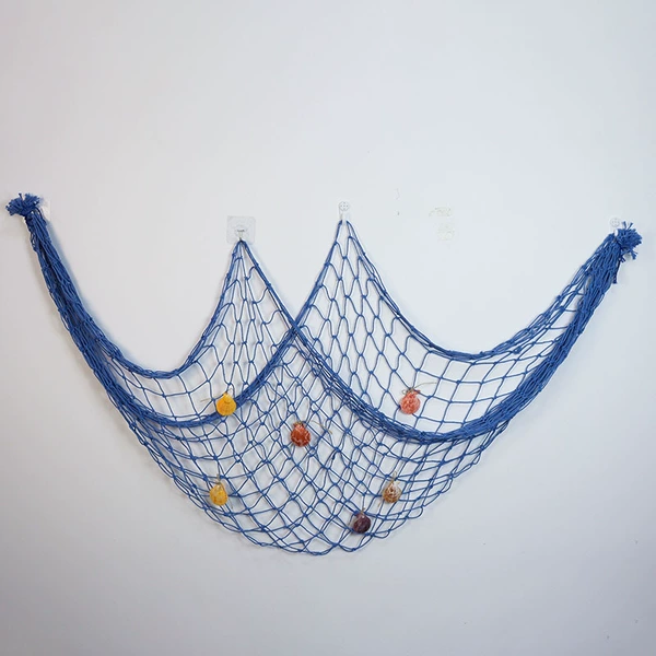Blue fishing net