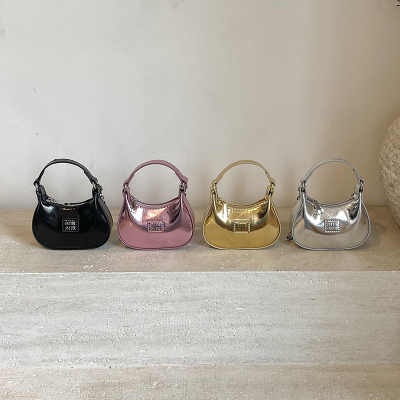 Bolso de cadena de niña brillante de moda coreana mini bolso de bebé de estilo occidental nuevo bolso de accesorios para niños de comercio exterior marea