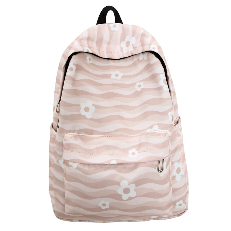 Mochila de gran capacidad versátil para estudiantes de secundaria y secundaria, mochila coreana simple, mochila de viaje casual fresca para mujeres