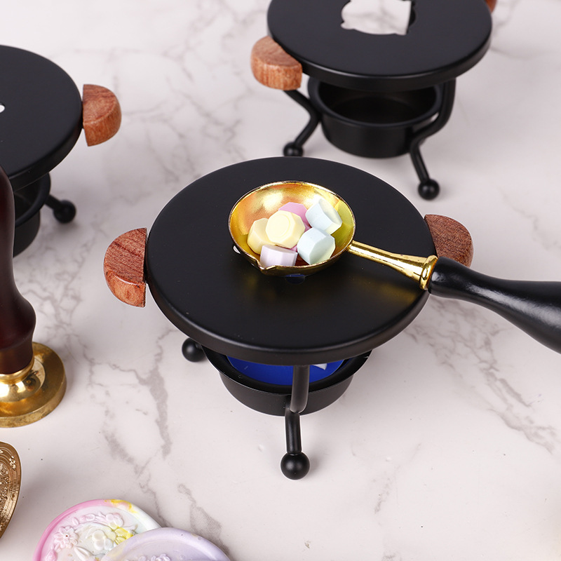 Suministro directo de fábrica pintura al fuego sellado de cera trípode cera de fusión estufa de pintura al fuego transfronteriza