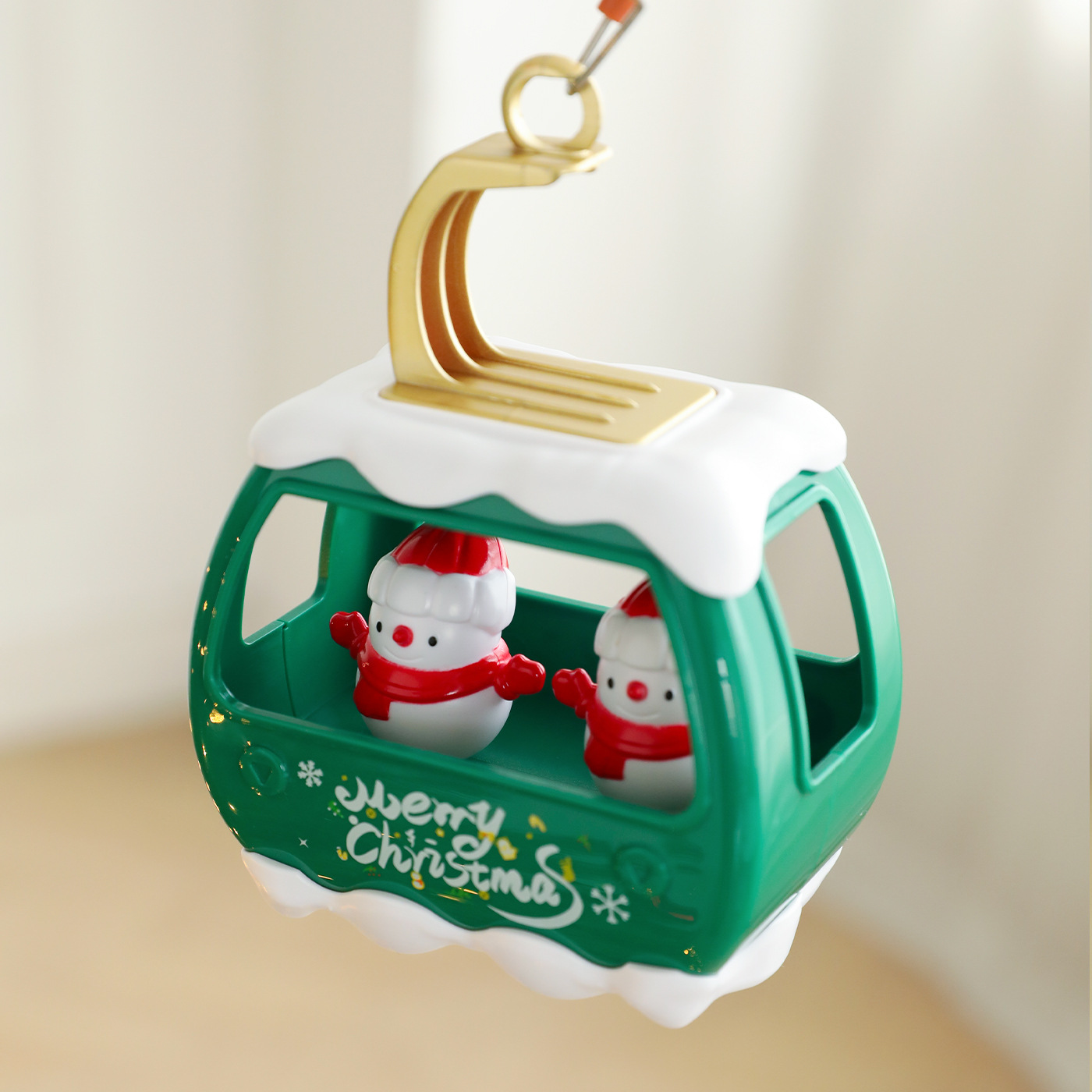 Nuevo árbol giratorio transfronterizo estrella eléctrica Santa Alce árbol de Navidad estrella superior regalo de juguete para niños