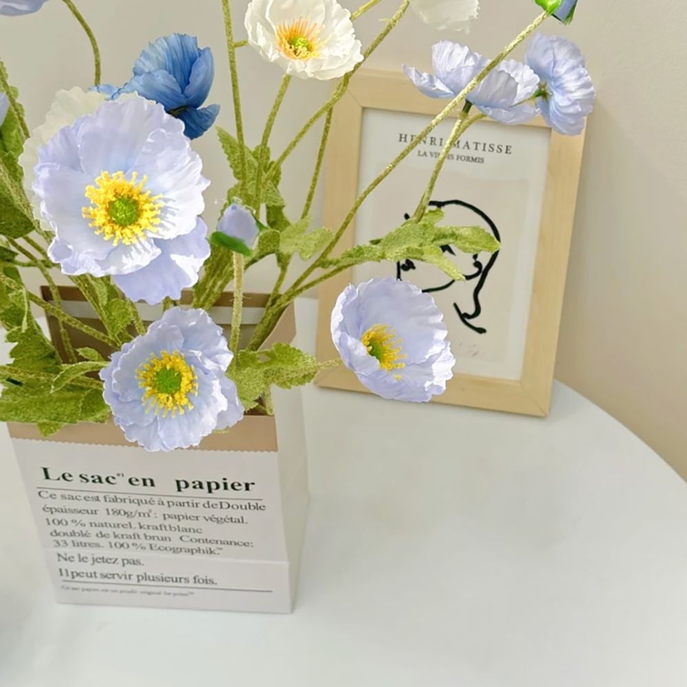 Simulación de plantación de flores falsas belleza sala de bodas decoración del hogar floral suave props de fotografía flores de mano
