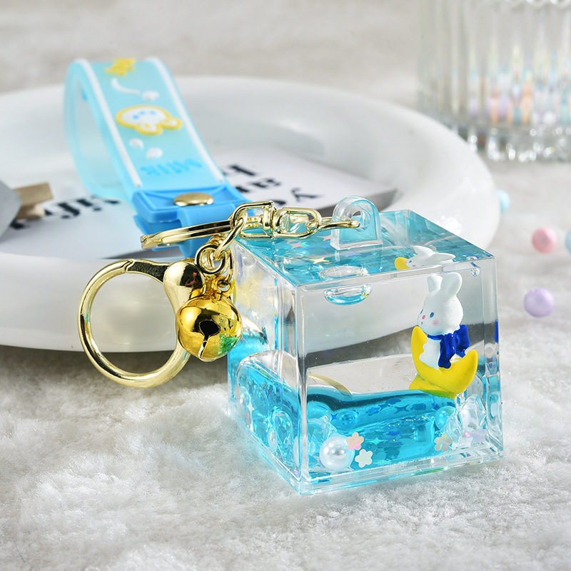 60g Weight Bag Pendant, Keychain Classification 1 Piece Quantity Daily Occasion Arylic Material Rabbit Pattern Unisex Gender Cartoon Style Style 1 Piece Cartoon Style Rabbit Arylic Unisex Bag Pendant Keychain 6