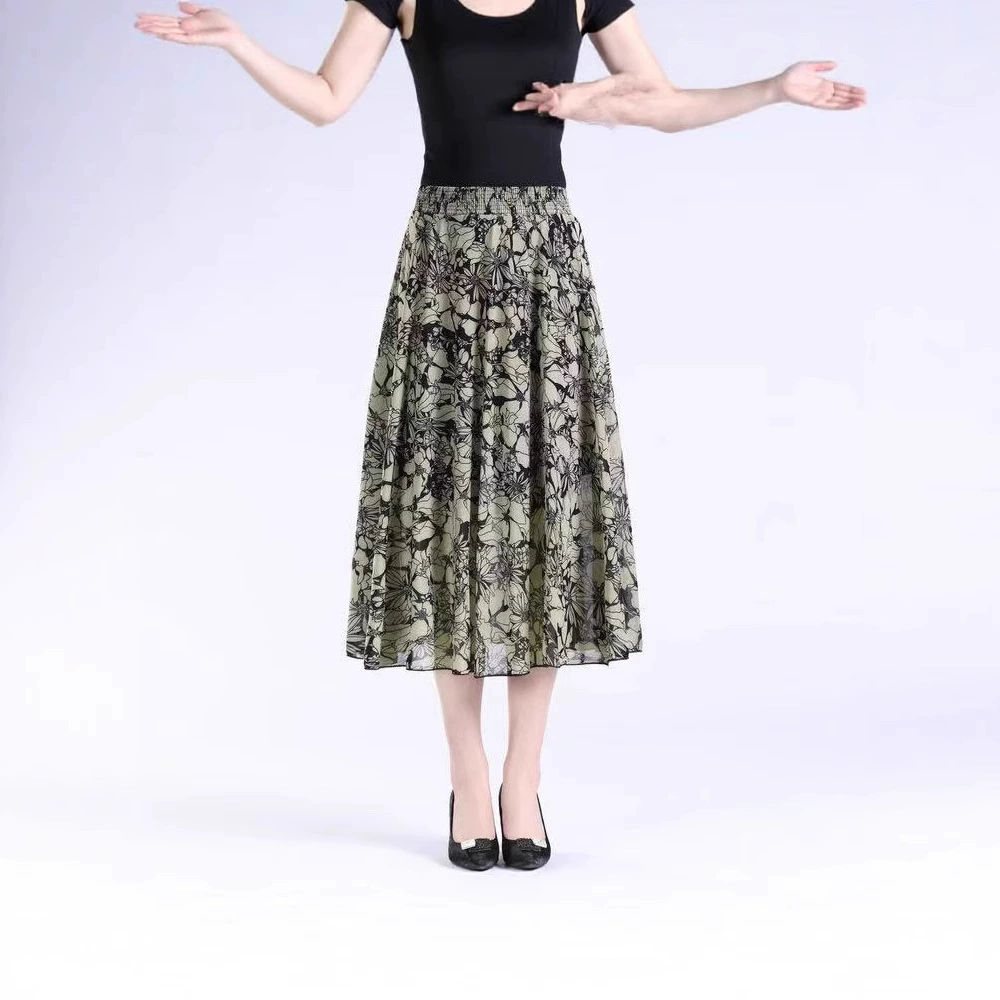 Кюлоты из ледяного и снежного шелка, летние тонкие утягивающие девятиточечные брюки с высокой талией, широкие брюки для мам среднего возраста, драпированные юбки.